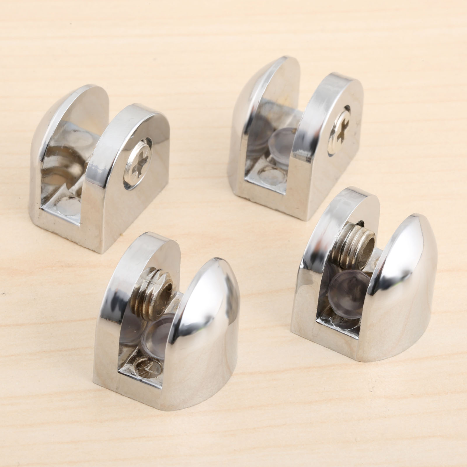 Furniture Hardware Screws - 4 Pcs/set Zinc Alloy Adjustable Glass