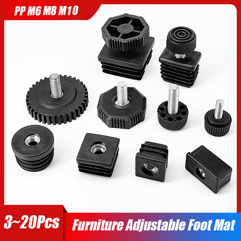 Furniture Screw Type - M6-M10 Leveling Foot Screw On Type