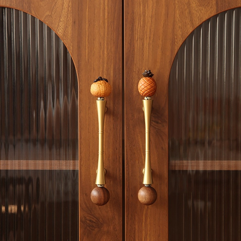 Unique Furniture Hardware - Creative Brass Fruit Drawer Pulls Elegant