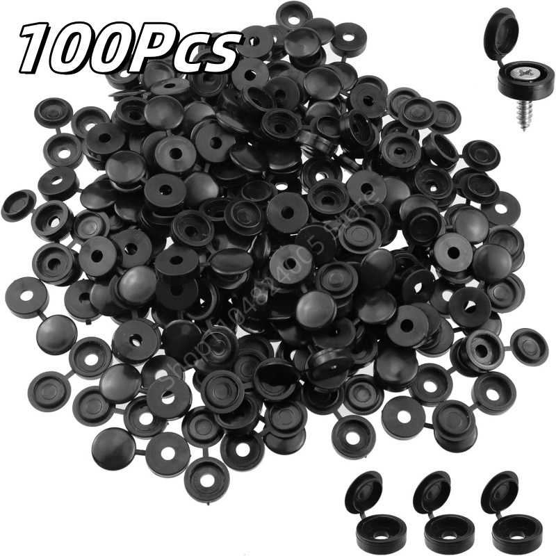 Furniture Hardware Screws - 100Pcs Plastic Foldable Self Tapping Screw