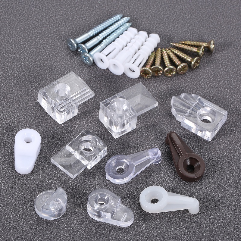 Furniture Hardware Connectors - 10Pcs Plastic Glass Retainer Clips Mirror