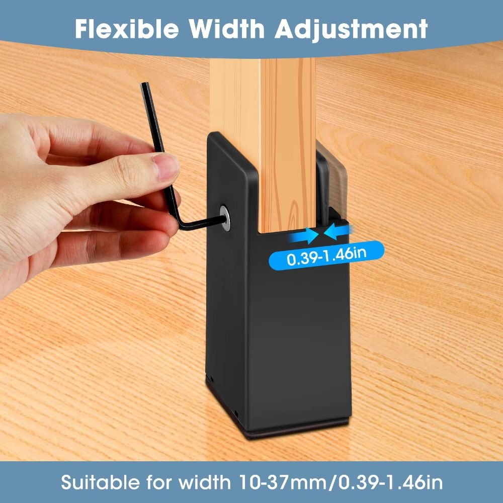 Furniture Screw Type - Splint-type Chair Feet Riser Screw Clamp