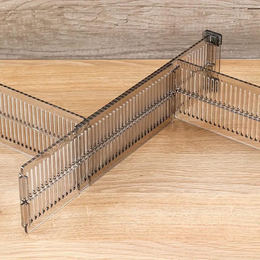 Drawer Organizer Peg - Adjustable Kitchen Drawer Dividers, Expandable Organizer