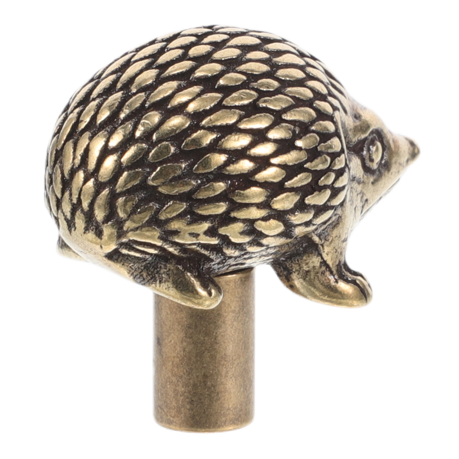 Unique Furniture Hardware - Brass Door Handle Vintage Decorative Hedgehog