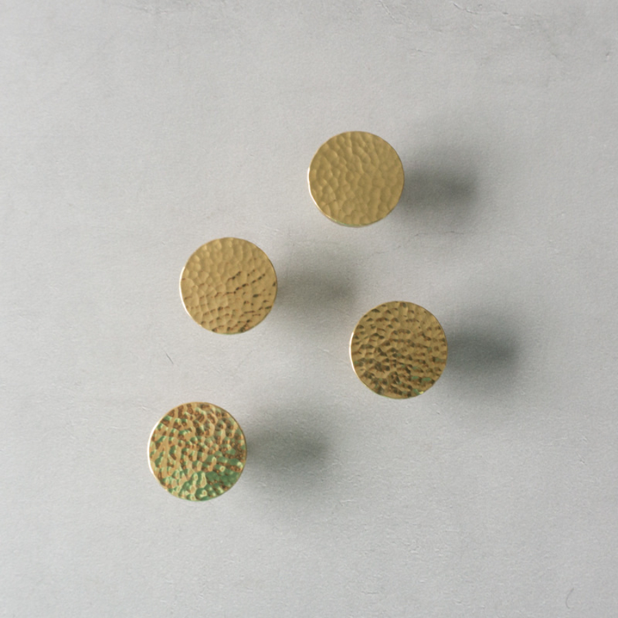 Unique Furniture Hardware - Nordic Solid Brass Furniture Knobs Golden