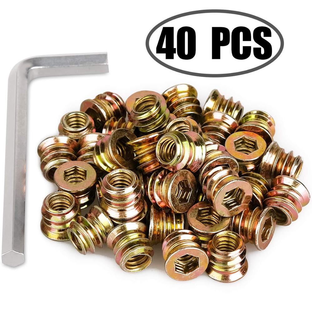 Furniture Screw Type - 40pieces Pack of Furniture Screws Threaded