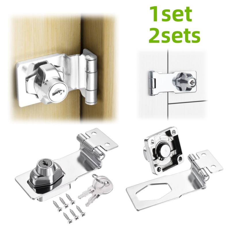 Furniture Hardware Screws - 1/2sets Knob style furniture safety lock,