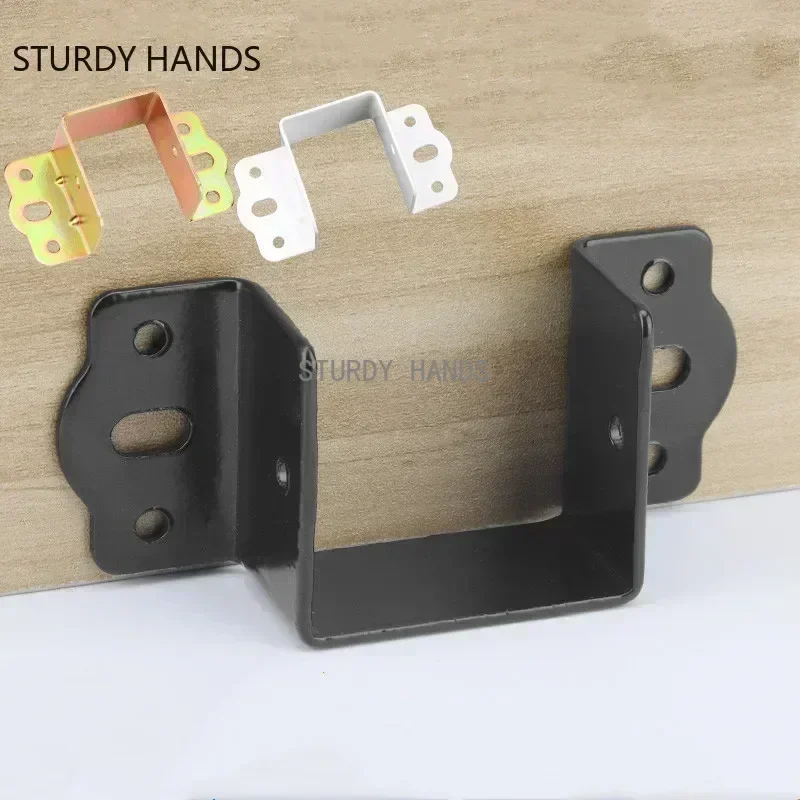 Furniture Hardware Connectors - 4PC/lot Cold Rolled Steel Bedstead Fixed