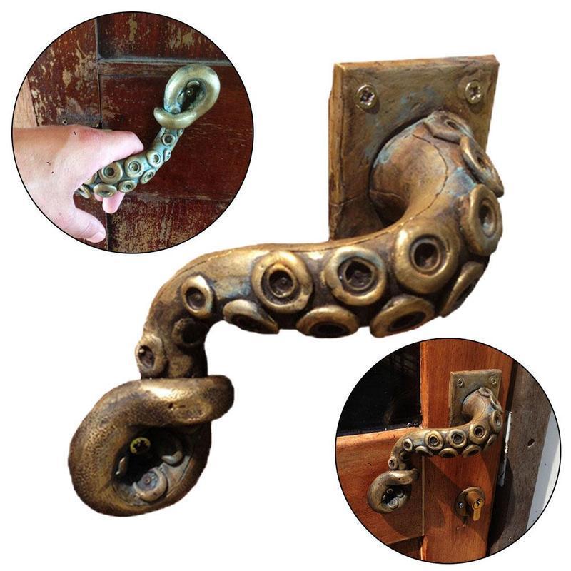 Drawer Organizer Peg - Vintage Octopus Door Knob Outdoor Hook