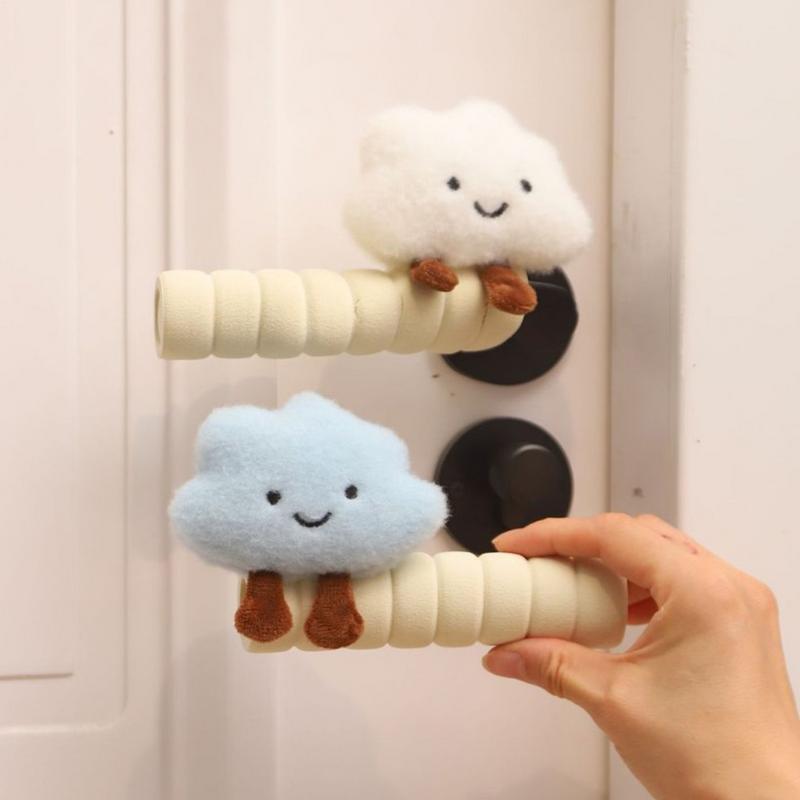 Furniture Hardware Lock - Cute Cloud Door Handle Cover Anti