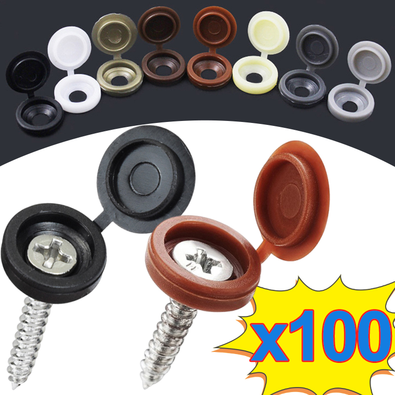 Furniture Hardware Screws - 10/500pcs Screw Decorative Cap Plastic Protective