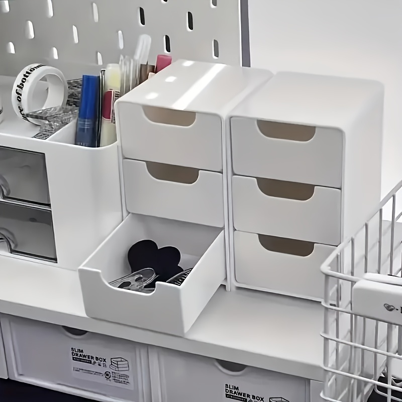 Drawer Organizer Peg - 1pcs Chic 3-Tier Desk Organizer with