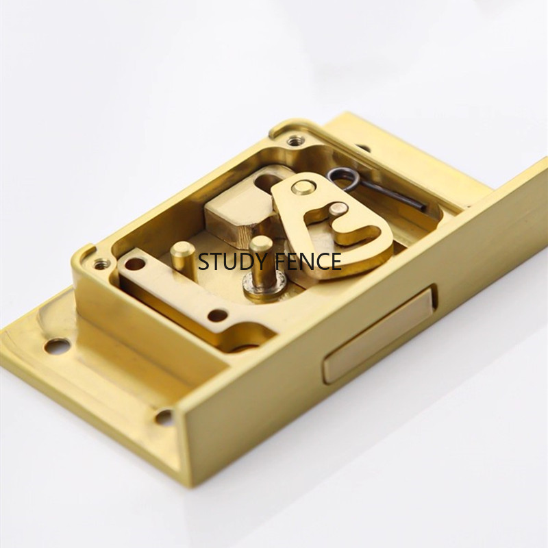 Furniture Hardware Lock - 1PC Antique Metal Drawer Lock Wine