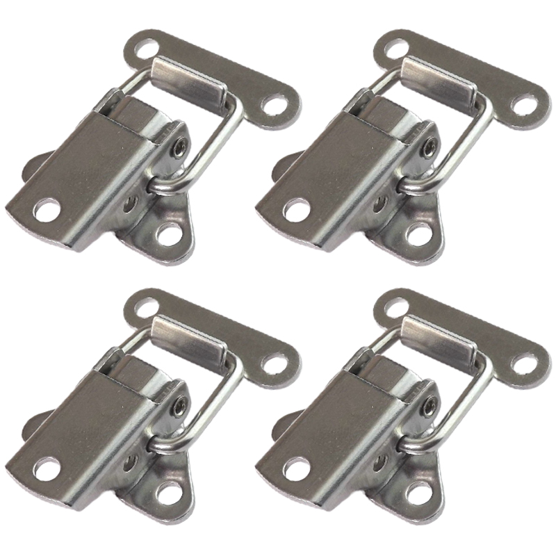Furniture Hardware Lock - 1/4Pcs Stainless Steel Mini Buckle Cabinet