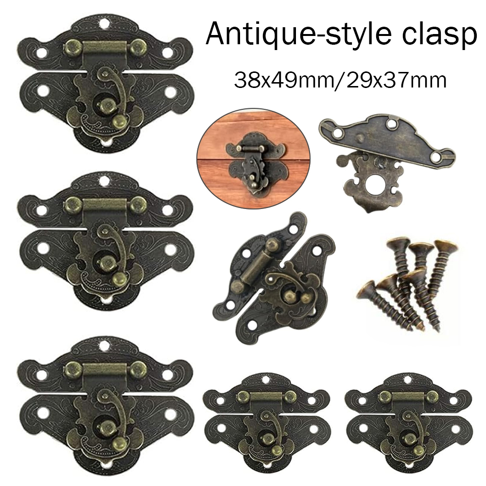 Furniture Hardware Screws - 5-20pcs Vintage Metal Hasp Latch Clasp