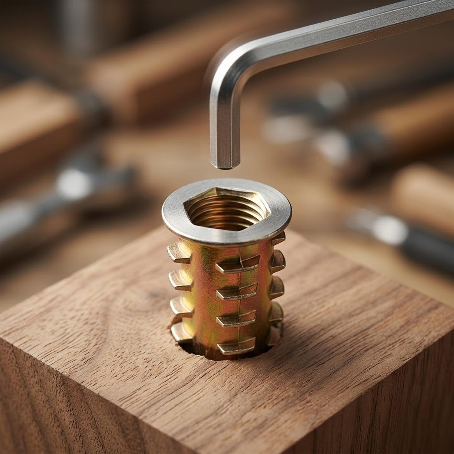 M4/M5/M6/M8 Threaded Insert Nu - огляд і ціна Furniture Hardware Threaded Inserts
