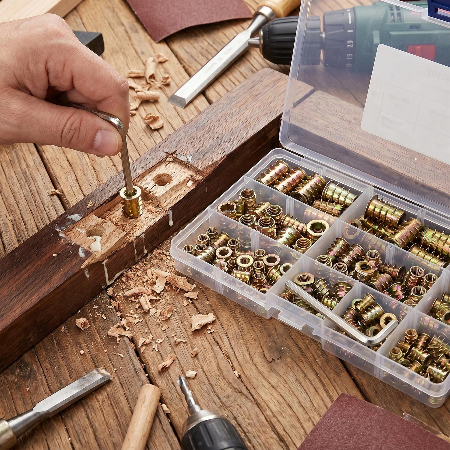 M4/M5/M6/M8 Threaded Insert Nu - огляд і ціна Furniture Hardware Threaded Inserts