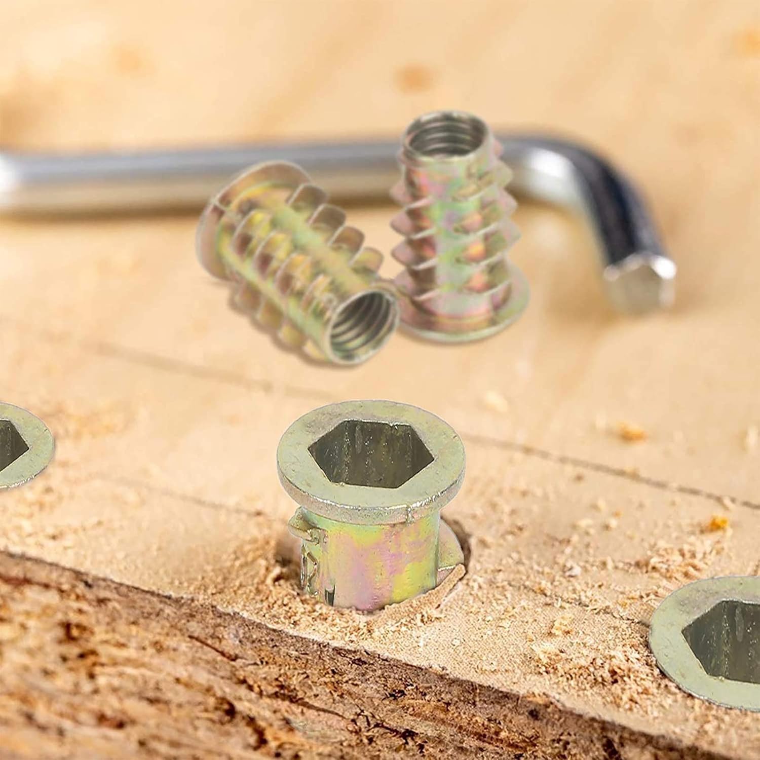 M4/M5/M6/M8 Threaded Insert Nu - огляд і ціна Furniture Hardware Threaded Inserts