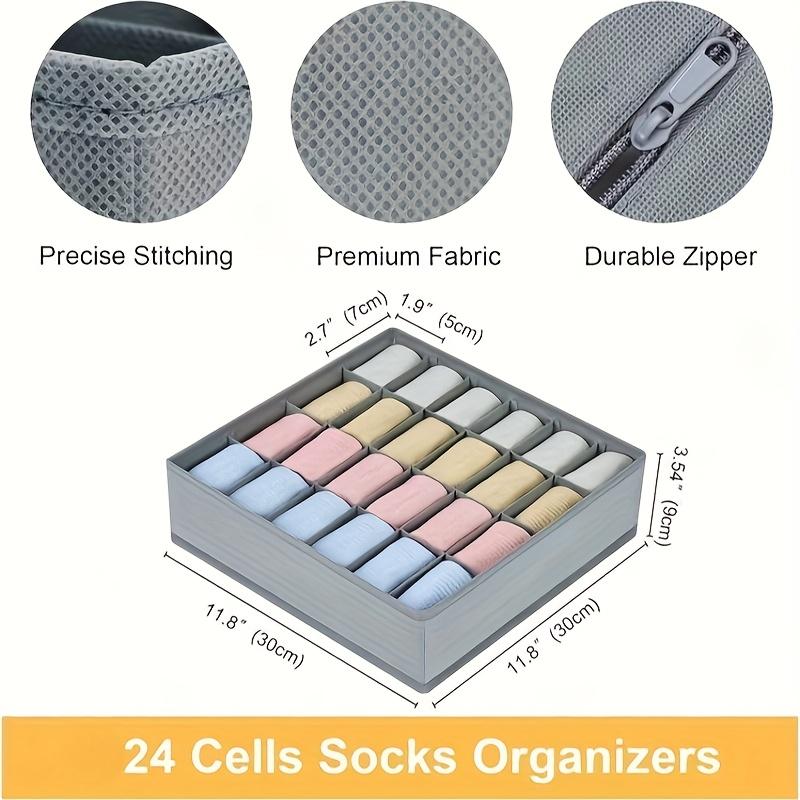 24 Grid Foldable Storage Organ - огляд і ціна Drawer Organizer Peg