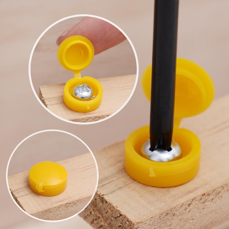 Snap Flip Screw Cover Set Anti - огляд і ціна Furniture Hardware Screws