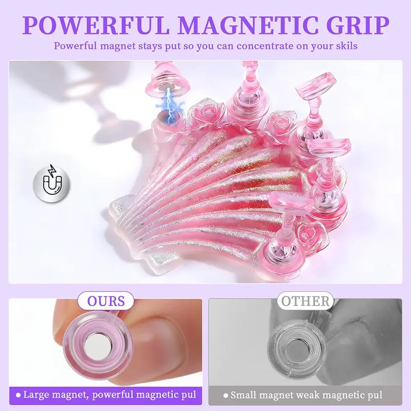 1Set Magnetic Nail Art Display - огляд і ціна Furniture Hardware Nails