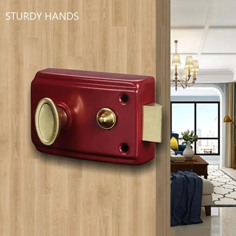 Exterior Door Retro Red Locks  - огляд і ціна Furniture Hardware Lock
