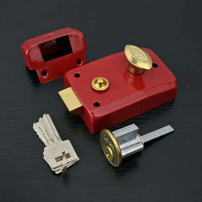 Exterior Door Retro Red Locks  - огляд і ціна Furniture Hardware Lock