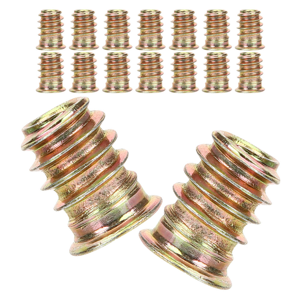 40pcs Threaded Inserts M6X13 C - огляд і ціна Furniture Hardware Threaded Inserts