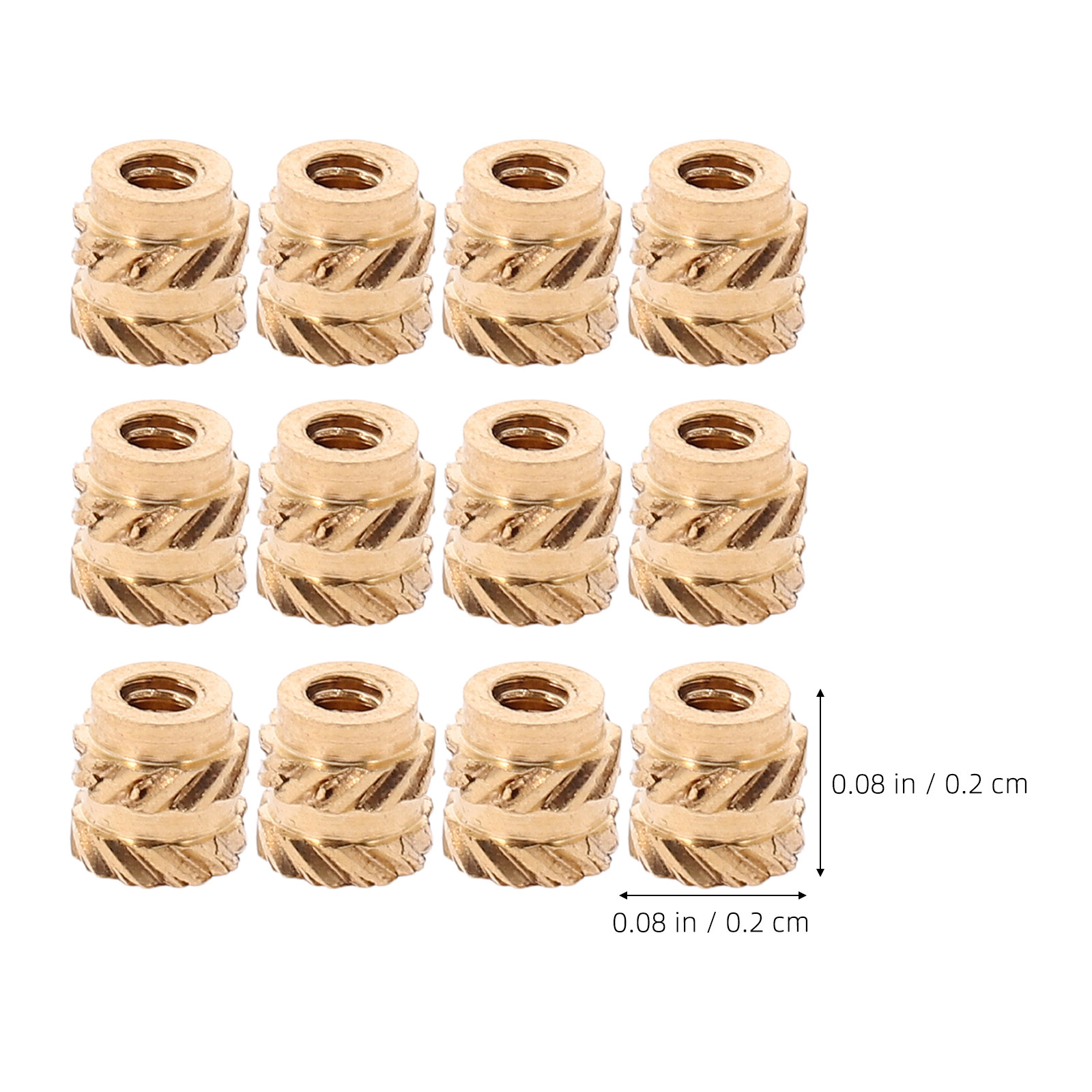 60Pcs Brass Knurled Threaded I - огляд і ціна Furniture Hardware Threaded Inserts