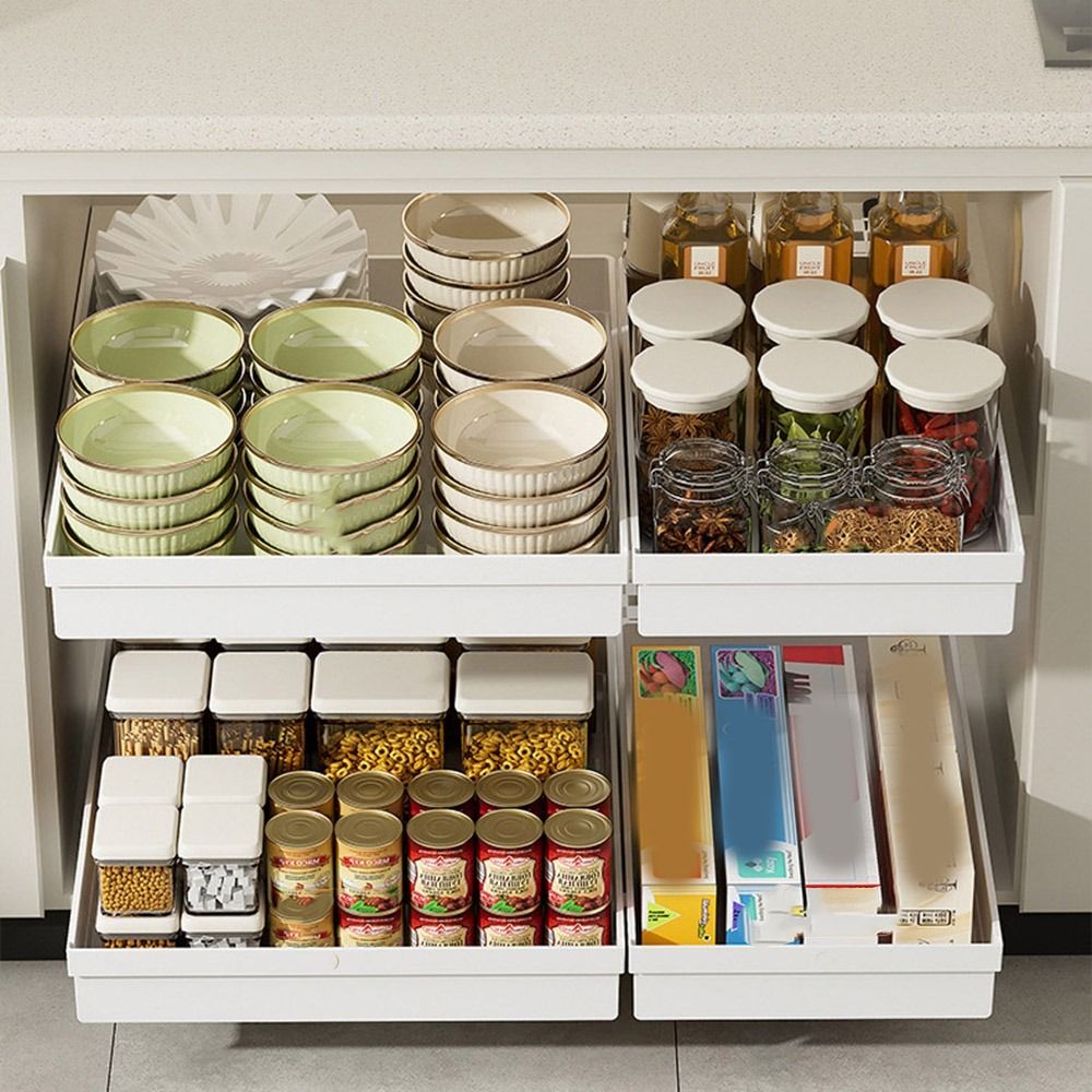 Pull-out Kitchen Storage Rack  - огляд і ціна Drawer Slide Pair