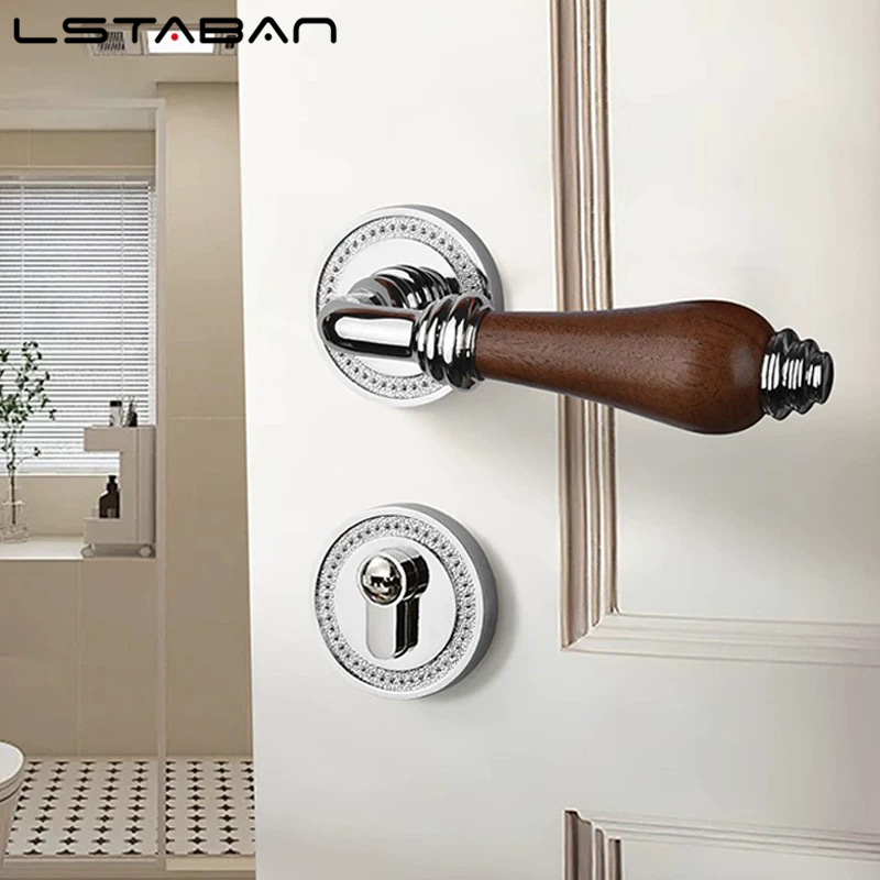 Euro Walnut Wood Handle Door L - огляд і ціна Furniture Hardware Lock