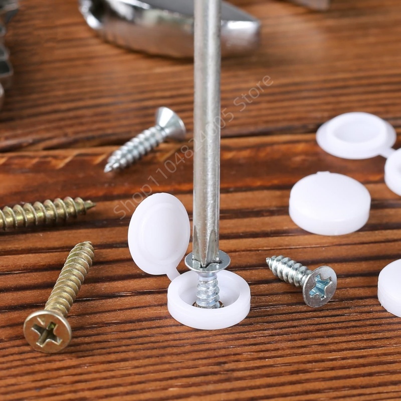 100Pcs Plastic Foldable Self T - огляд і ціна Furniture Hardware Screws