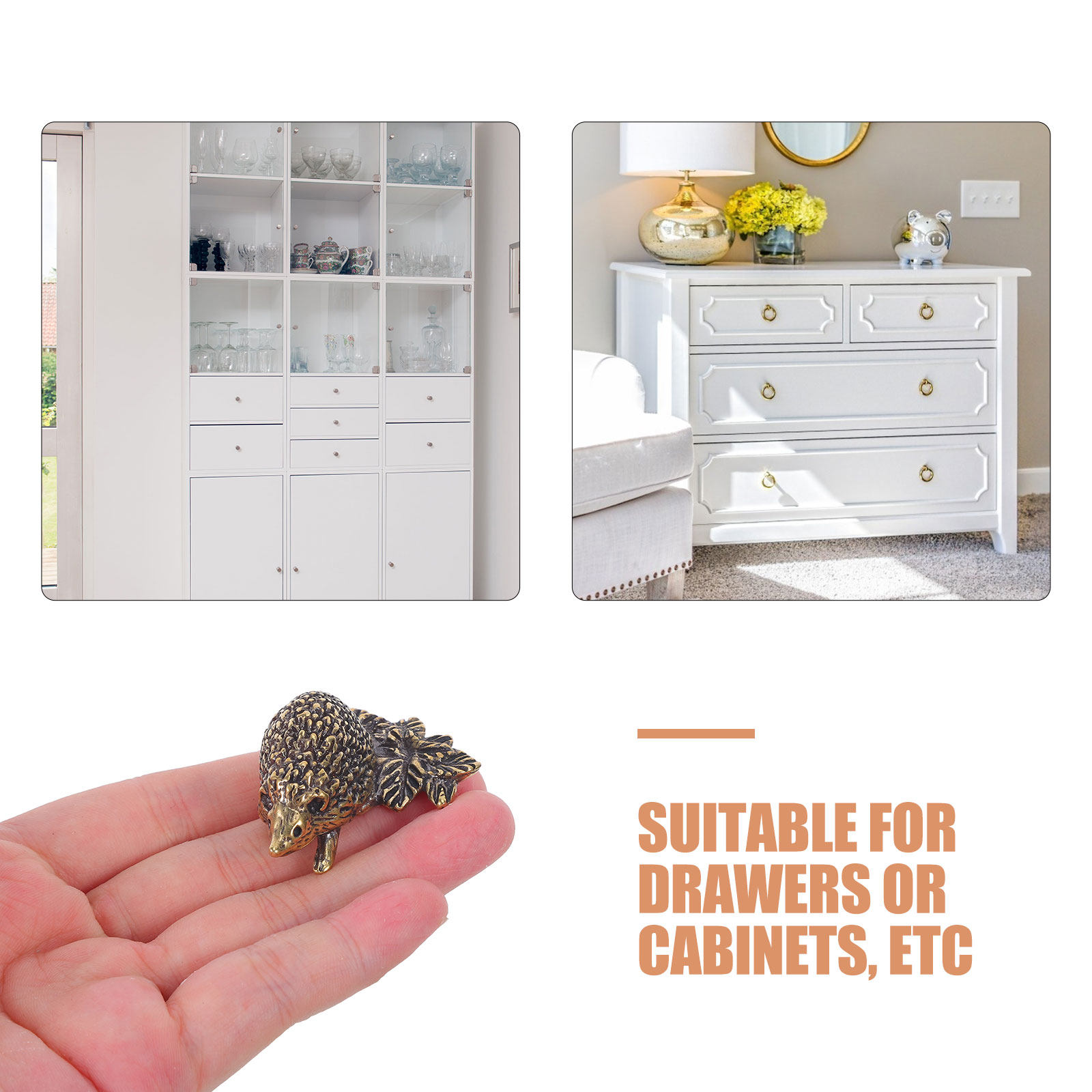 Brass Hedgehog Cabinet Pull Un - огляд і ціна Unique Furniture Hardware