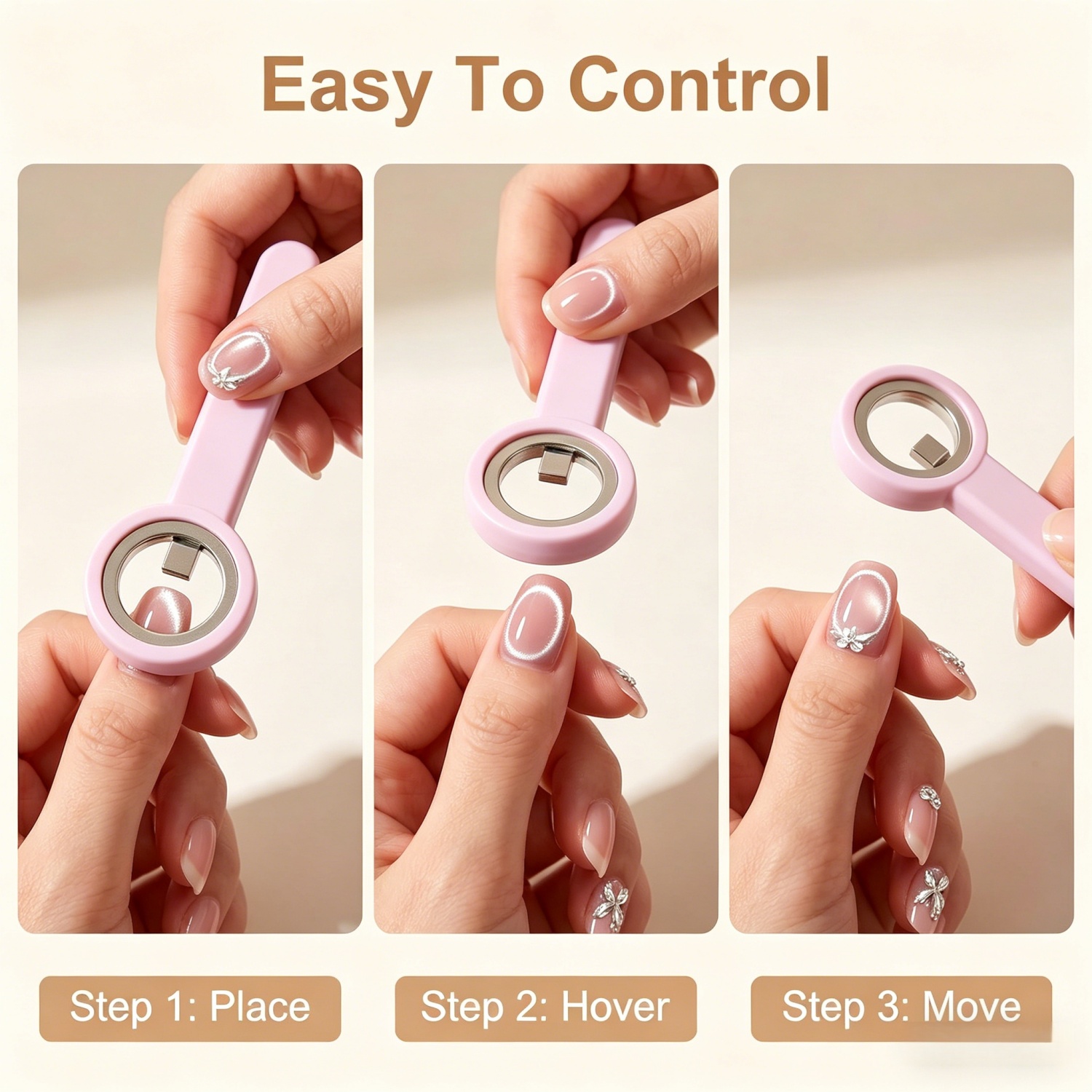 1PC Handle Cat Eye Magnet Ring - огляд і ціна Furniture Hardware Nails