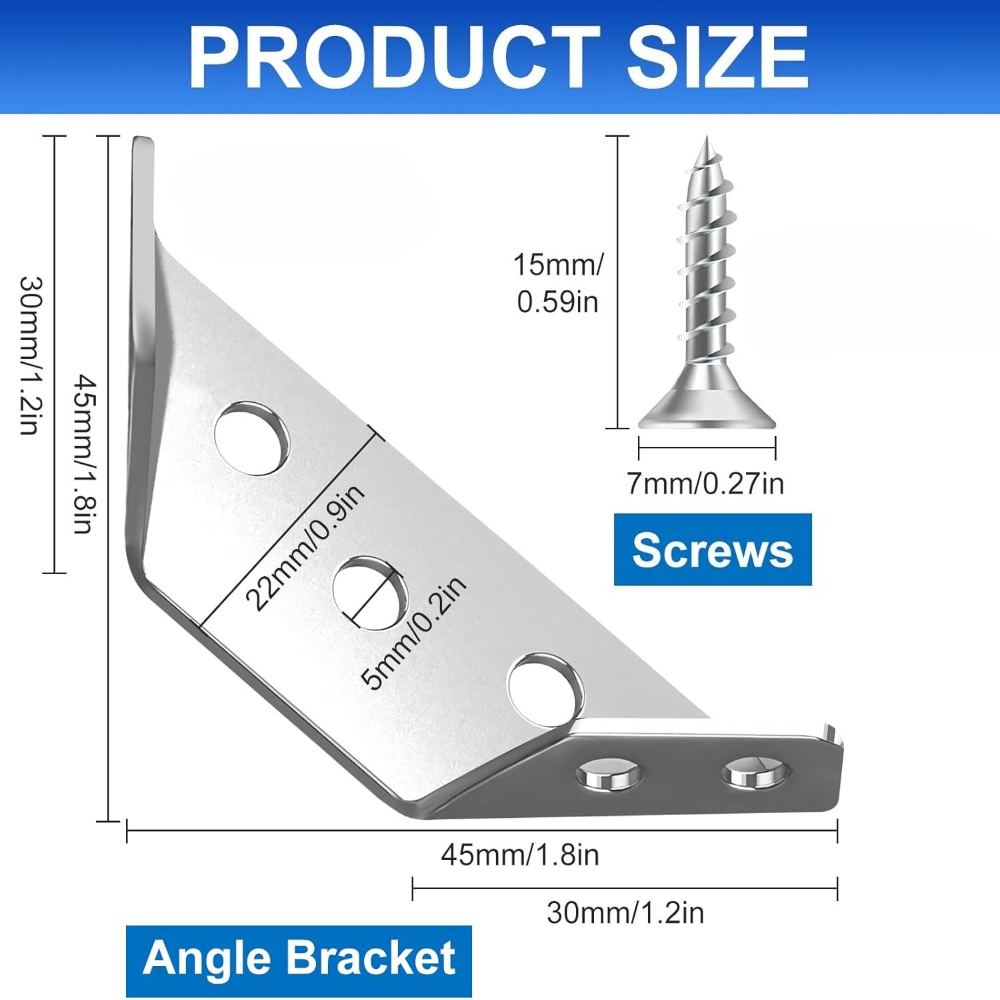 1-120Set Furniture Corner Conn - огляд і ціна Furniture Hardware Screws
