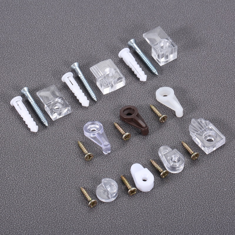 10Pcs Plastic Glass Retainer C - огляд і ціна Furniture Hardware Connectors