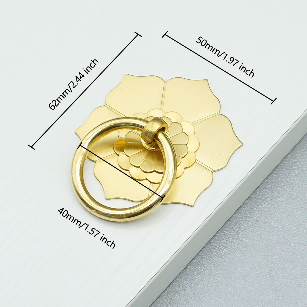 Floral Brass Cabinet Door Knob - огляд і ціна Unique Furniture Hardware