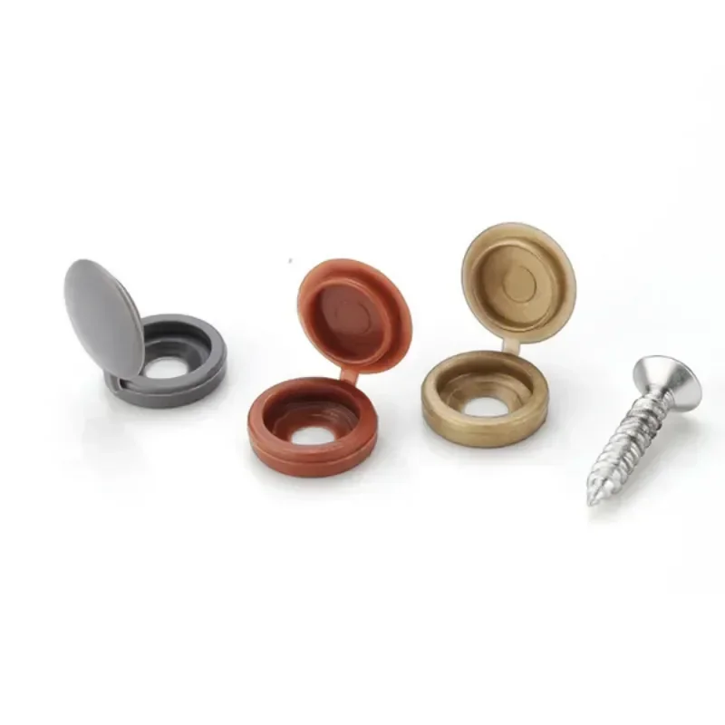 Hinged Plastic Screw Cap Cover - огляд і ціна Furniture Hardware Screws