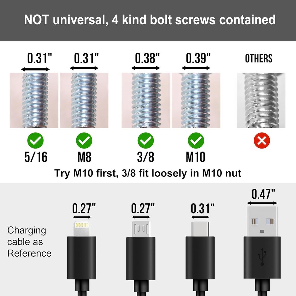 11 Inch Adjustable Furniture L - огляд і ціна Furniture Screw Type