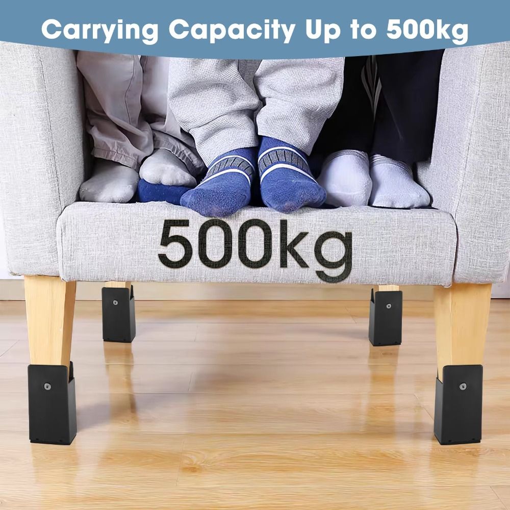 Splint-type Chair Feet Riser S - огляд і ціна Furniture Screw Type