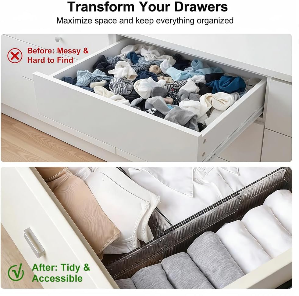 Adjustable Kitchen Drawer Divi - огляд і ціна Drawer Organizer Peg