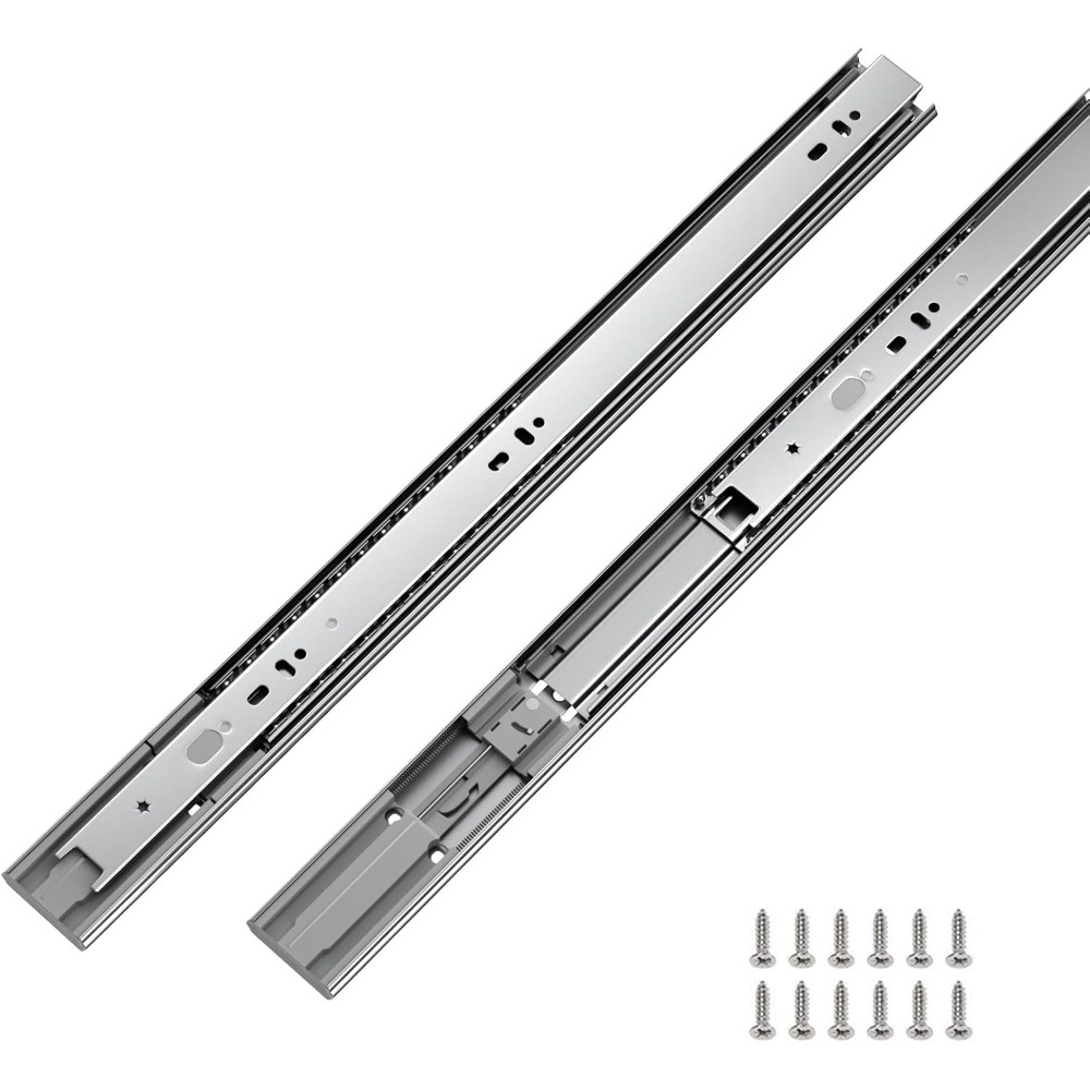 6 Pairs 22 Inch Soft Close Dra - огляд і ціна Drawer Slide Pair