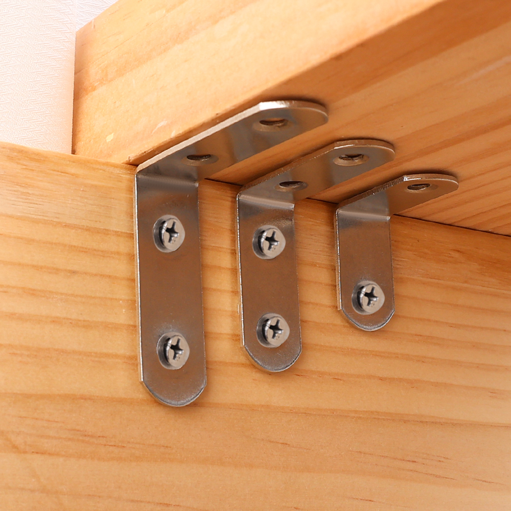 1/20pc Right Angle Bracket wit - огляд і ціна Furniture Hardware Screws