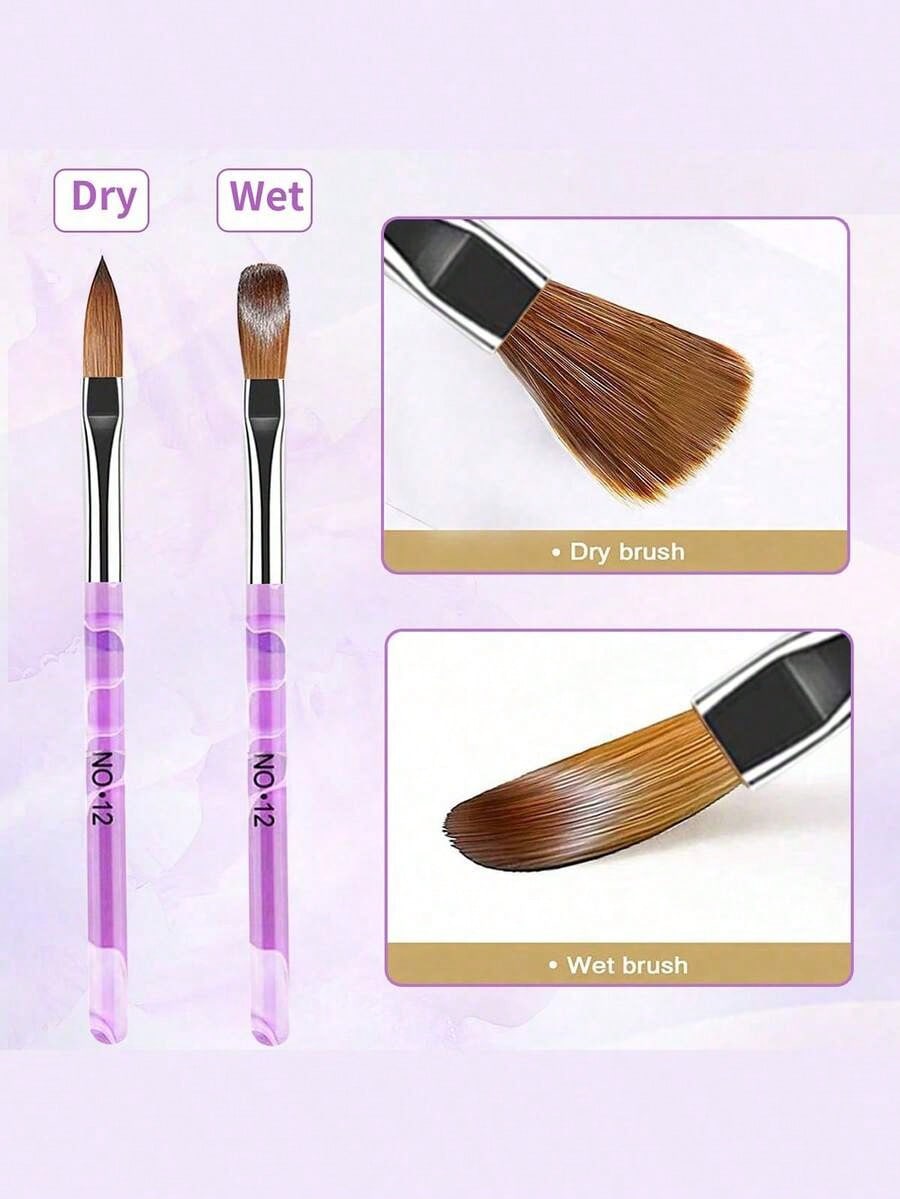 6pcs Acrylic Nail Brush Set, N - огляд і ціна Furniture Hardware Nails