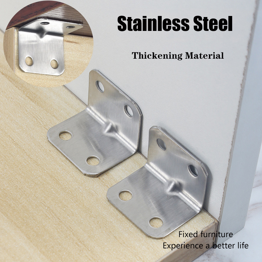 Stainless steel L-shaped corne - огляд і ціна Furniture Hardware Connectors