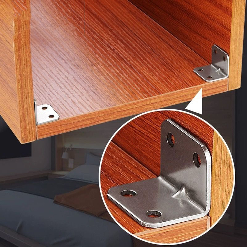 Stainless steel L-shaped corne - огляд і ціна Furniture Hardware Connectors