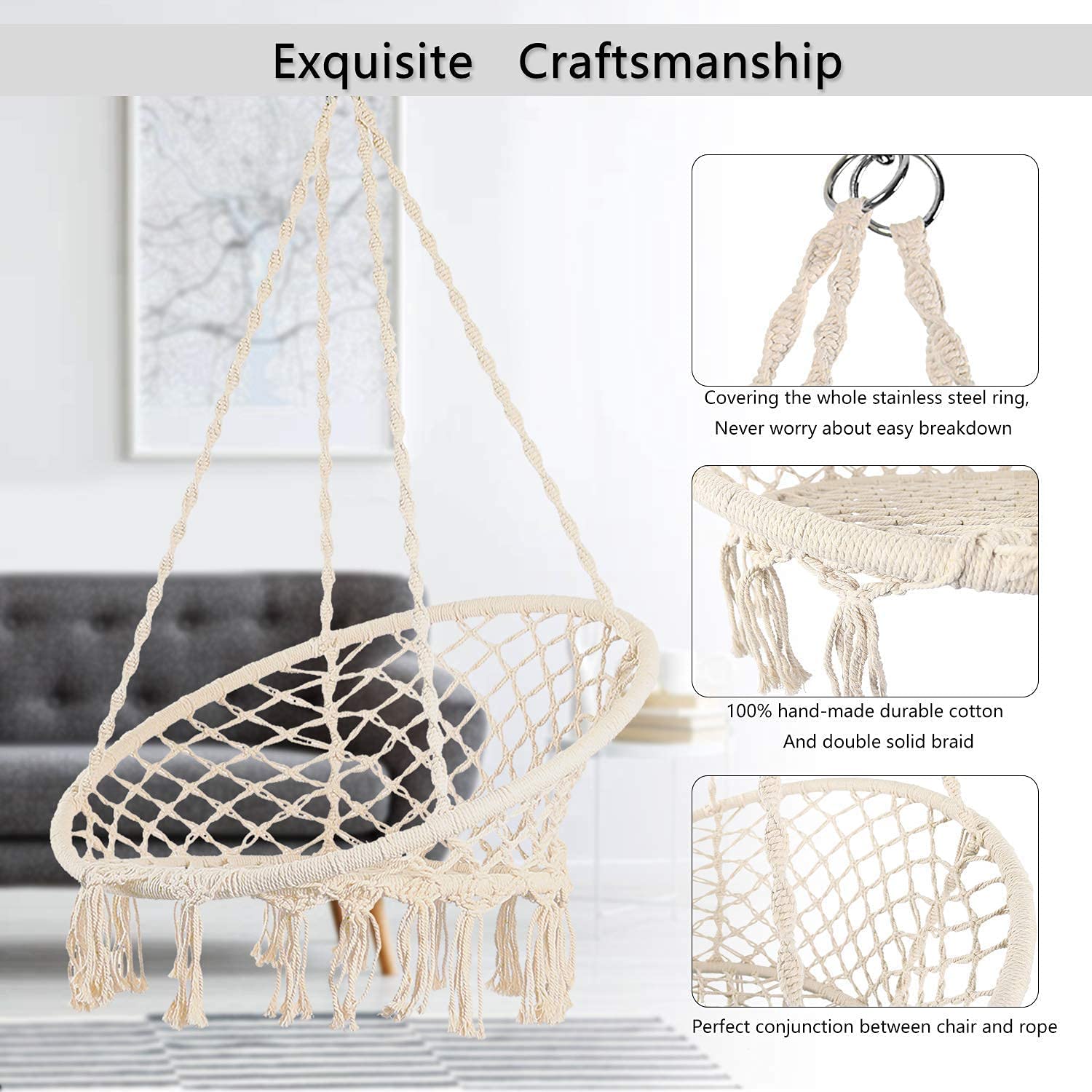 Hammock Hanging Swinging Chair - огляд і ціна Furniture Hardware China