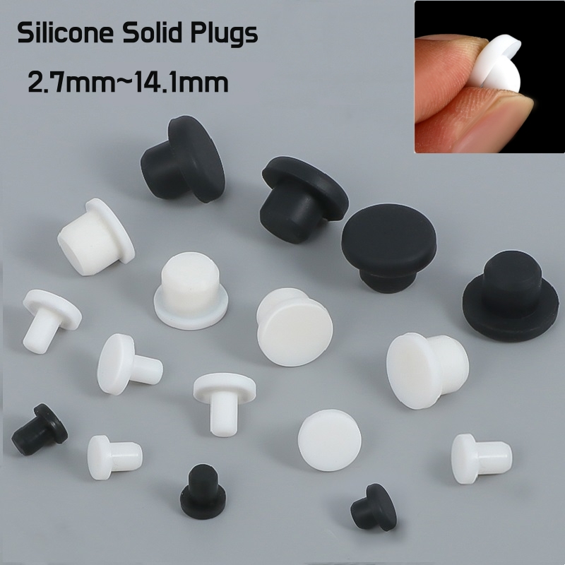 Black White Silicone Solid Plu - огляд і ціна Furniture Screw Type