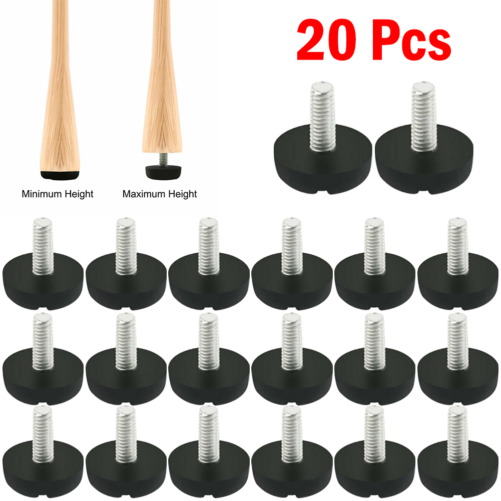 20PCS Leveling Foot Screw On T - огляд і ціна Furniture Screw Type