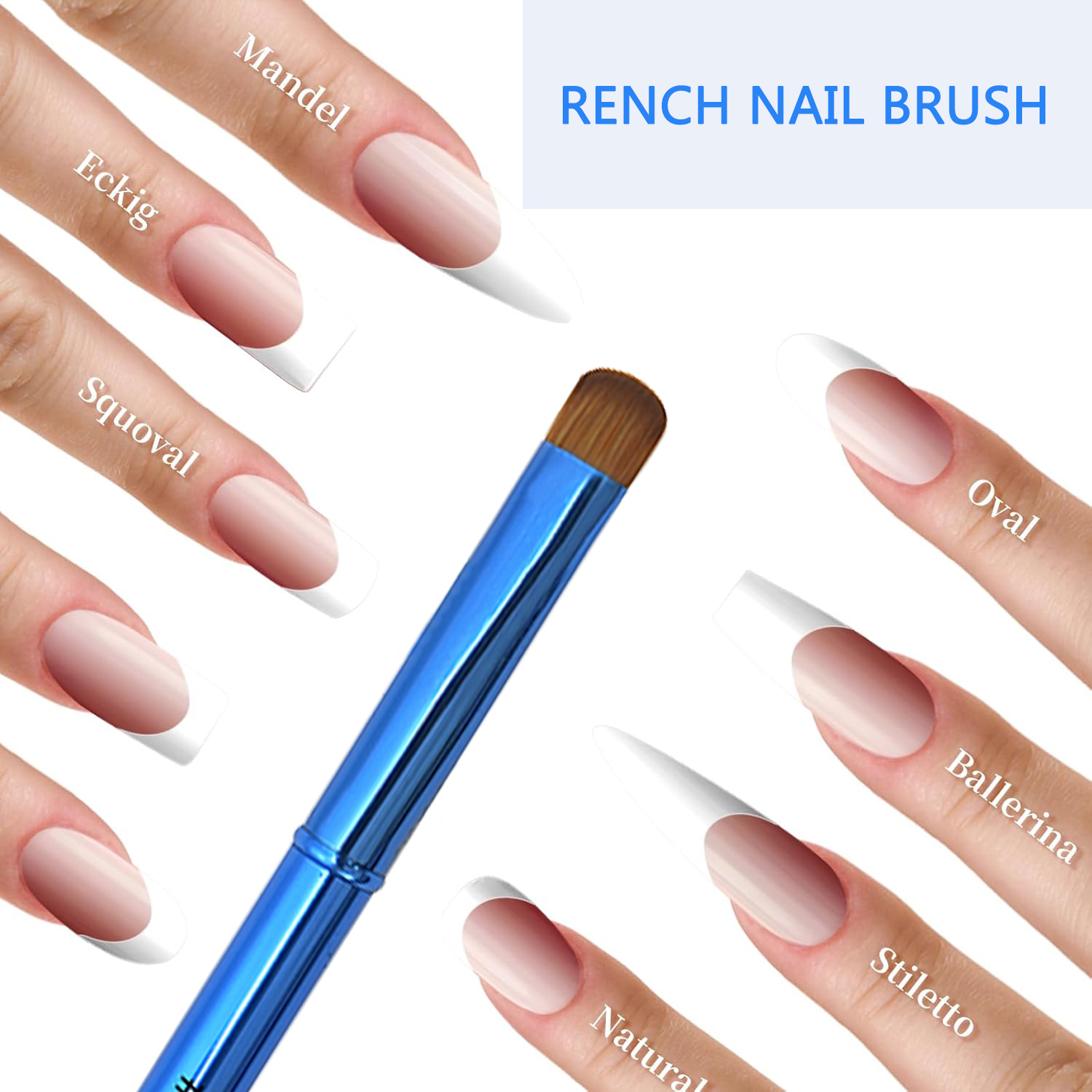 Kolinsky French Nail Art Brush - огляд і ціна Furniture Hardware Nails